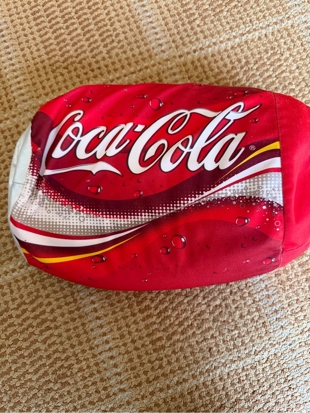 Coca Cola Red and White beab bag pillow